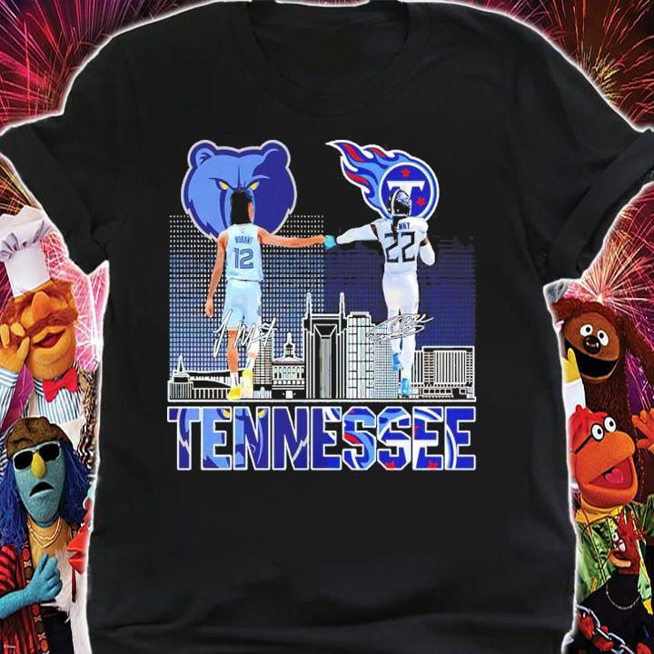 TENNESSEE Ja Morant And Derrick Henry Signatures Shirt shirt