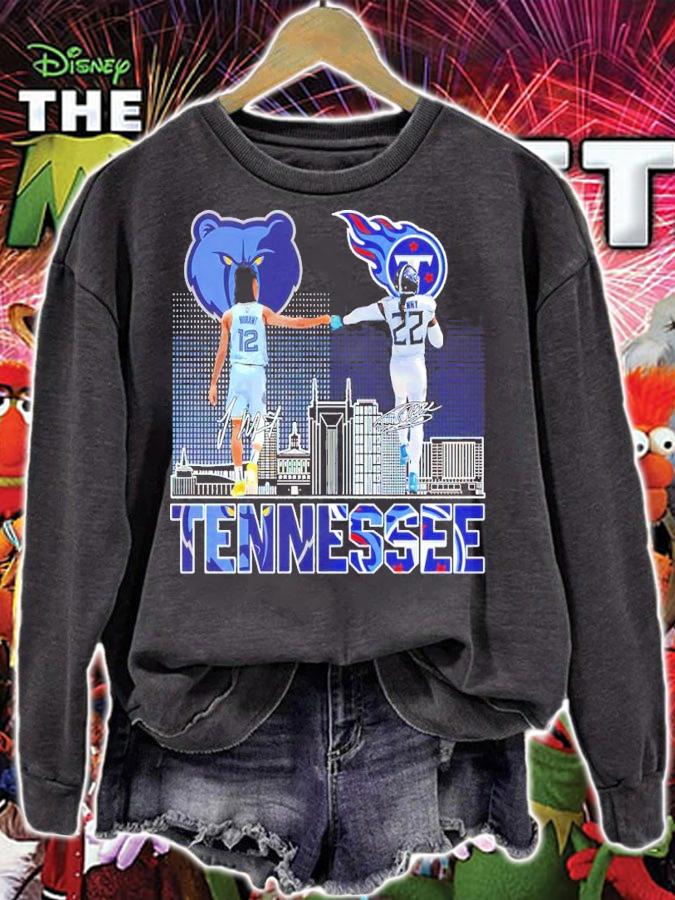 TENNESSEE Ja Morant And Derrick Henry Signatures Shirt sweatshirt