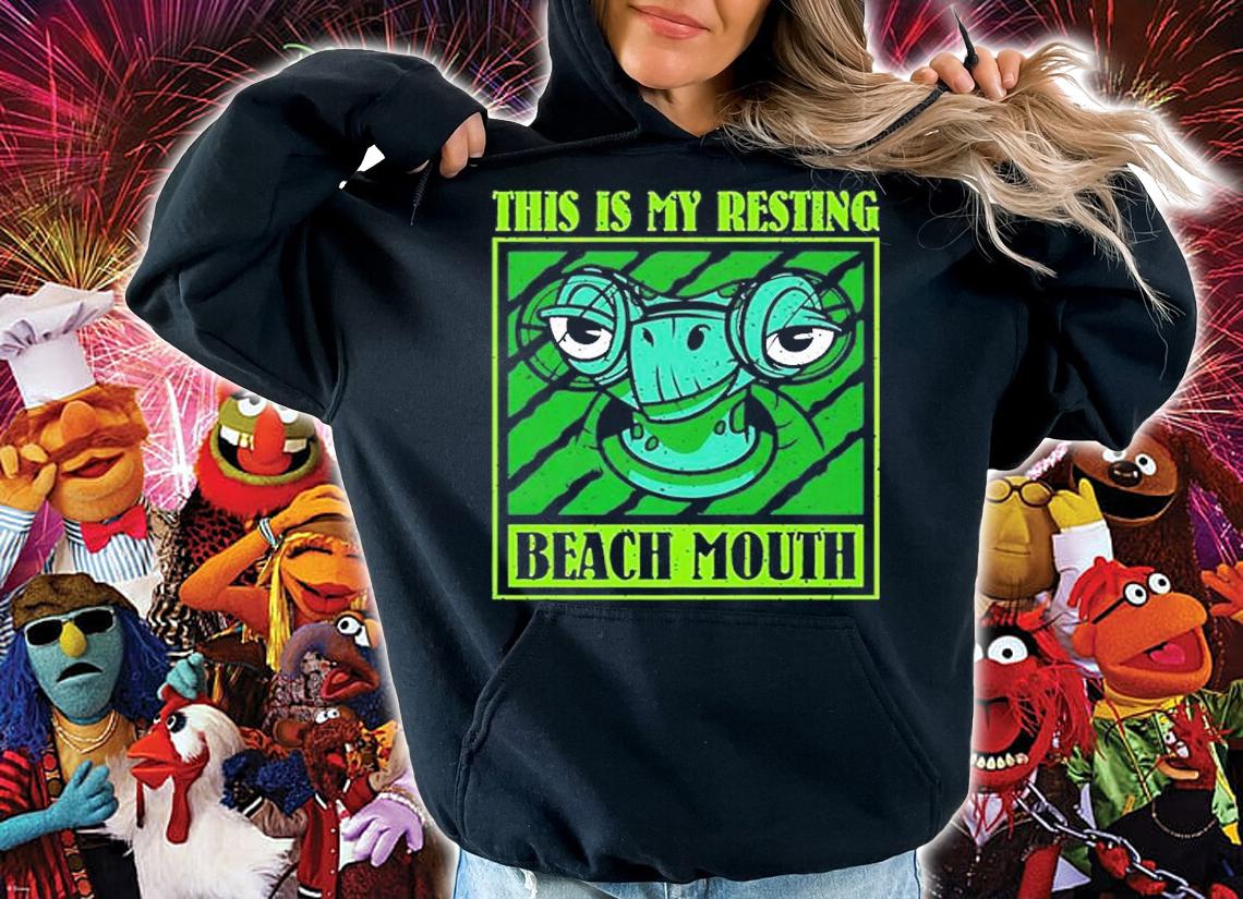 This Is My Resting Beach Mouth Sea Turtle T-Shirt hoodie