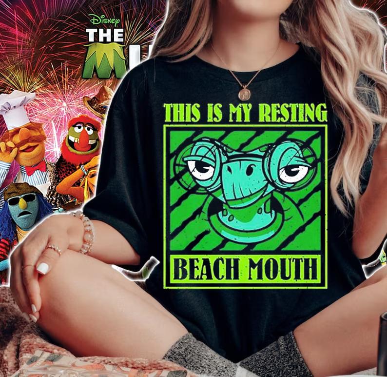 This Is My Resting Beach Mouth Sea Turtle T-Shirt woman shirt