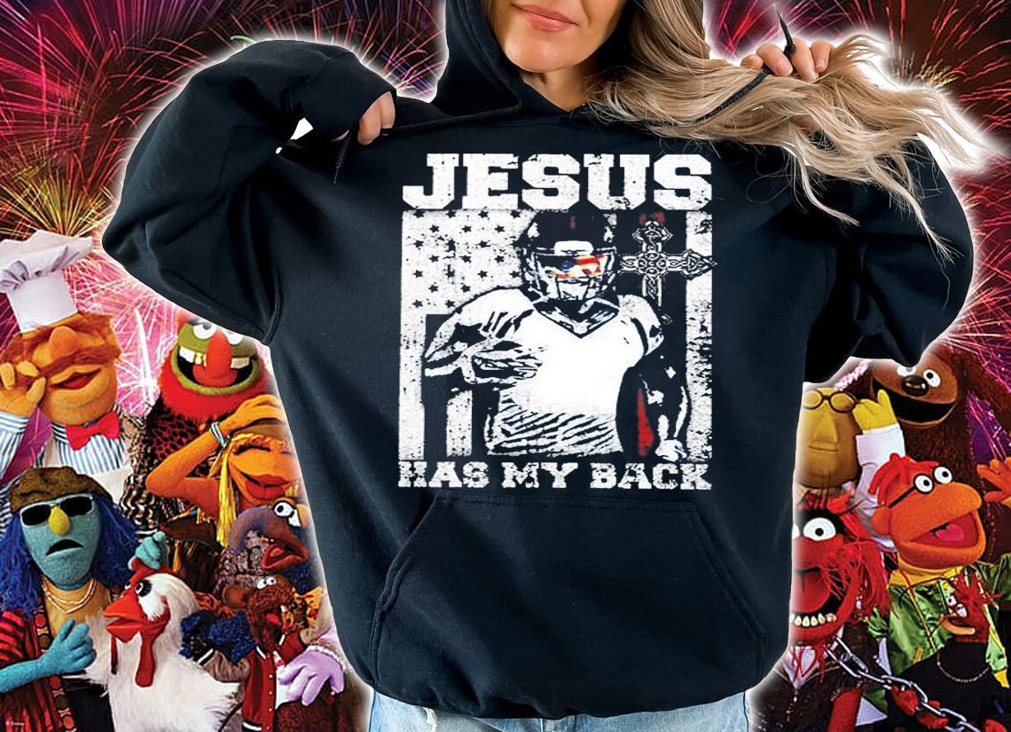 Football Jesus Has My Back T-Shirt
