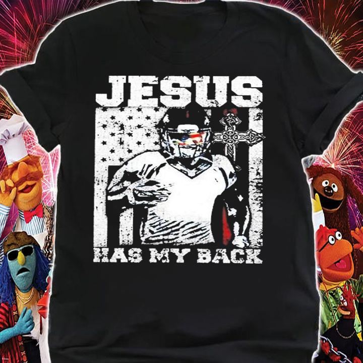 Football Jesus Has My Back T-Shirt