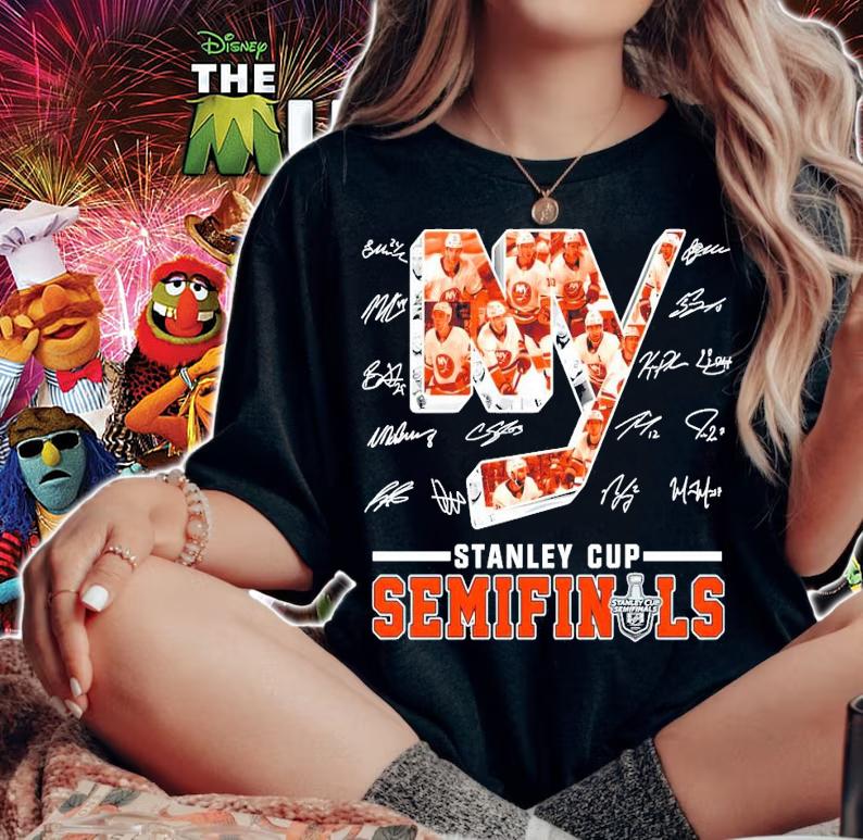 New york Islanders Stanley Cup Semifinals signatures shirt