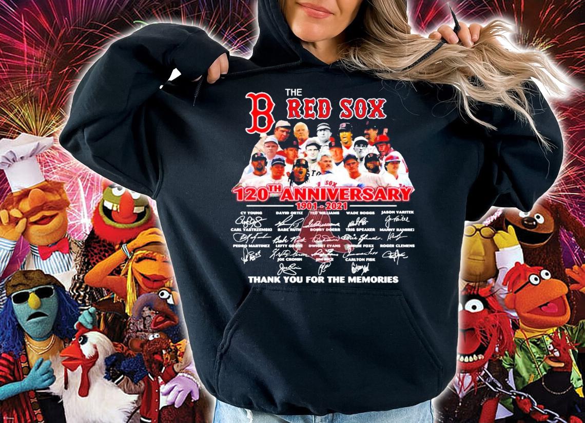 The Boston Red Sox 120th anniversary signature shirt