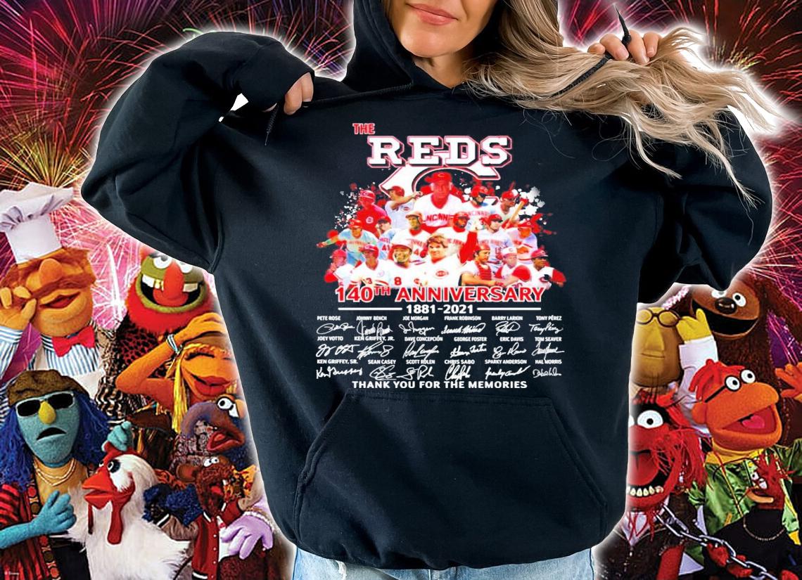 The Red 140th anniversary 1881-2021 signatures t-shirt