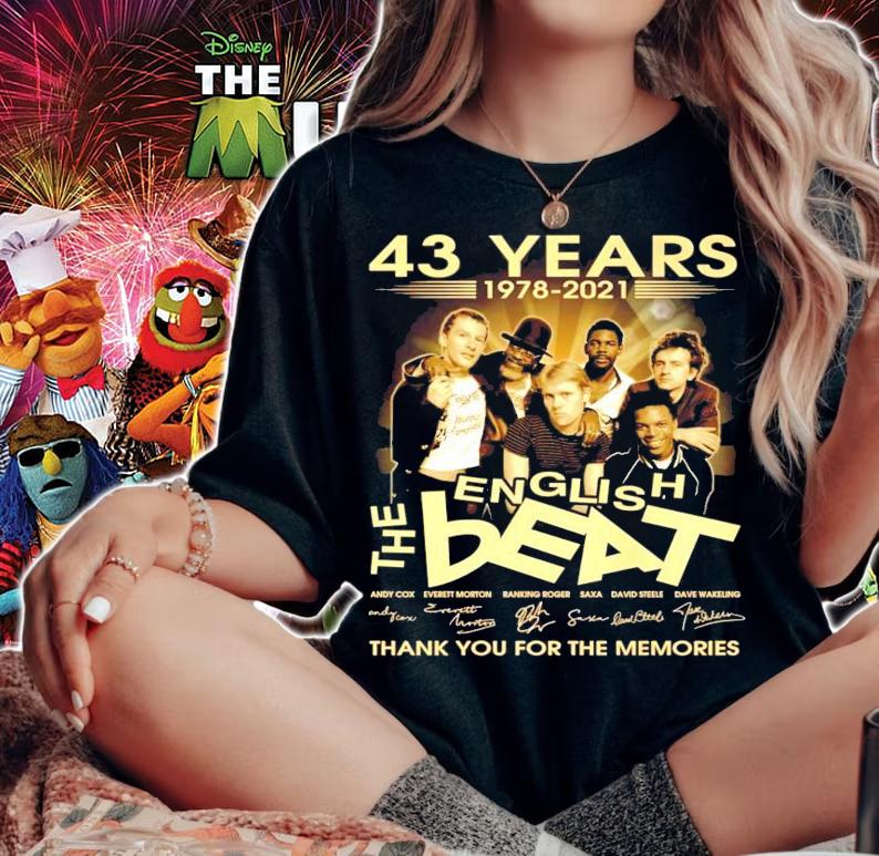 43 years 1978-2021 The English Beat signature shirt woman shirt