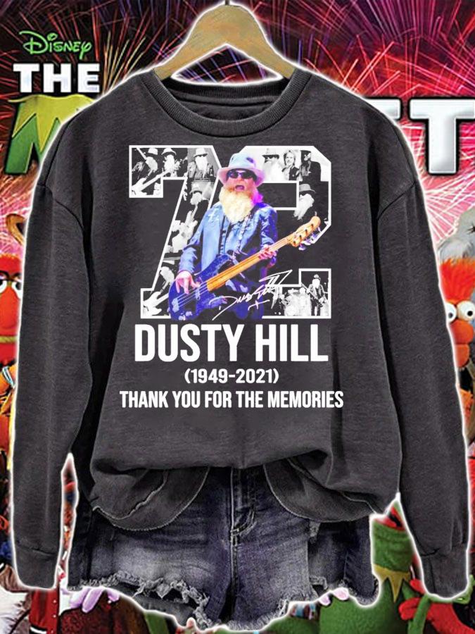 72 Dusty Hill 1949-2021 thank you for the memories signature shirt