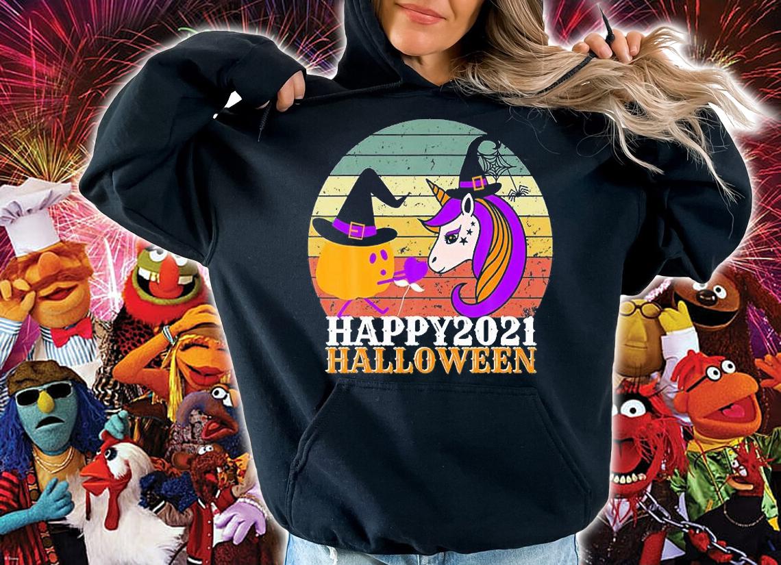 Cute Unicorn Pumpkin Halloween 2021 Gift Thanksgiving T-Shirt