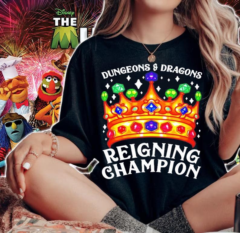 Dungeons and Dragons reigning champion shirt