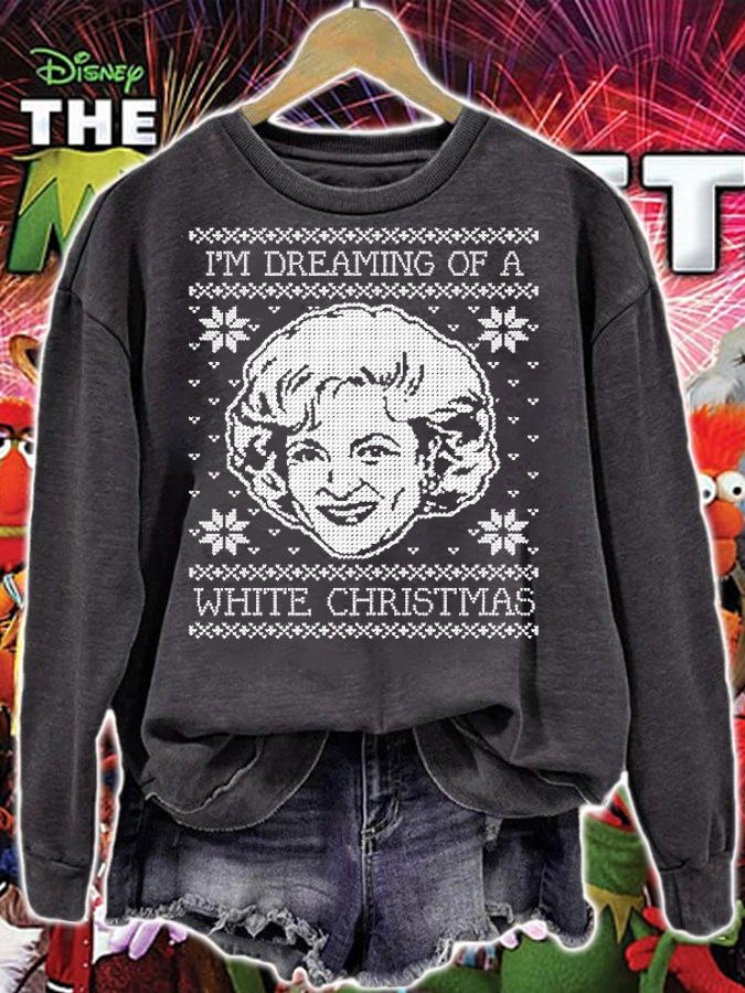 I'm Dreaming Of A White Christmas Ugly Merry Christmas Shirt