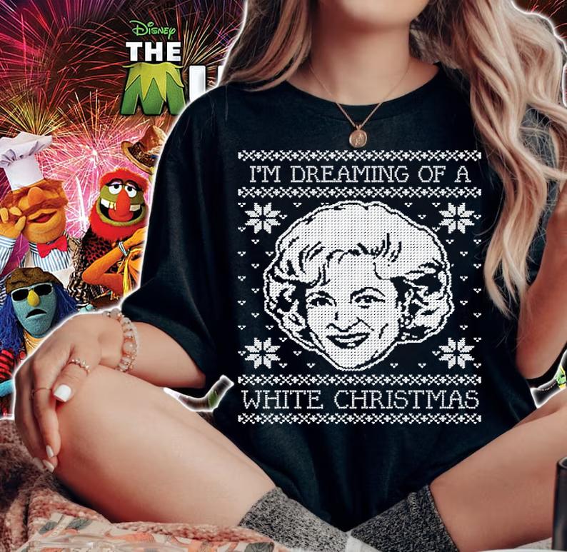 I'm Dreaming Of A White Christmas Ugly Merry Christmas Shirt