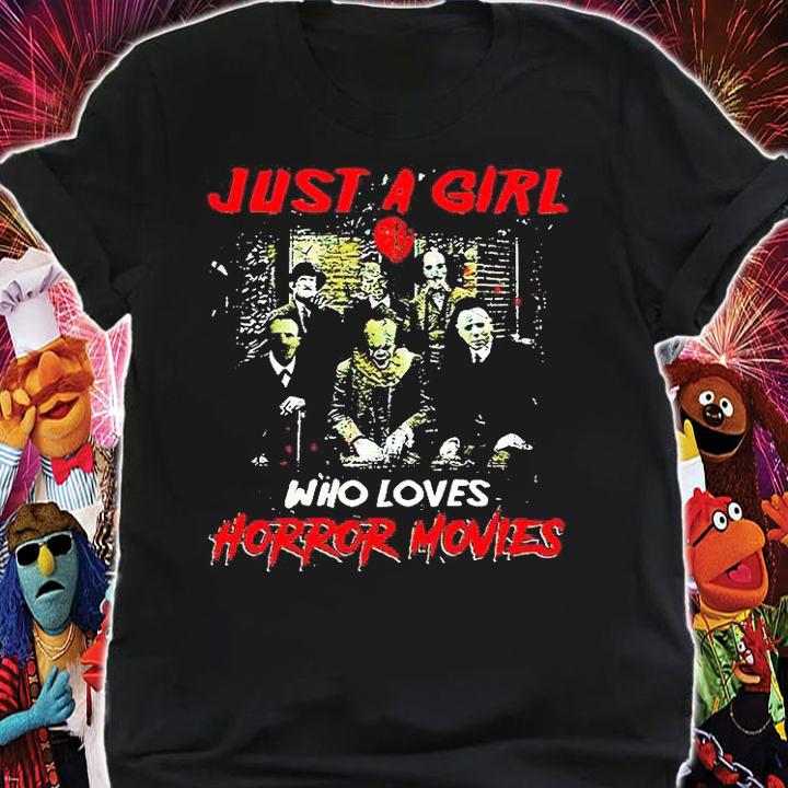 Just a girl who loves horror movies Halloween 2021 T-shirt shirt
