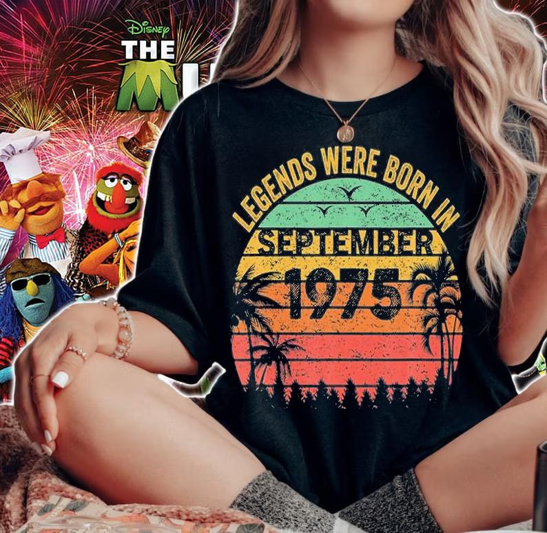 Legends Were Born In September 1950 71Th Birthday T-Shirt woman shirt