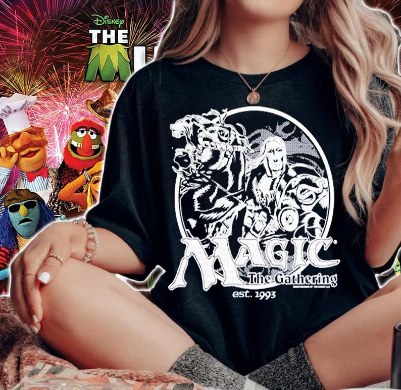 Magic The Gathering Retro Logo Pullover T-Shirt woman shirt
