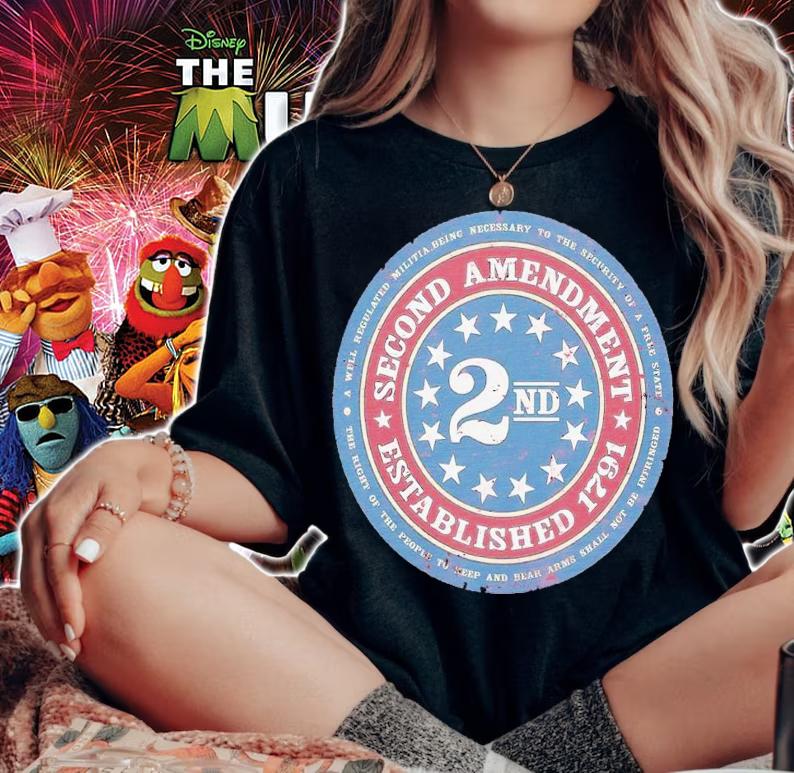 Second amendment 2nd established 1791 shirt