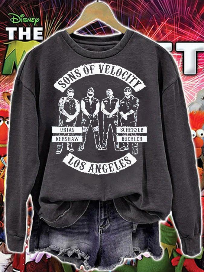 Sons of Velocity Urias Kershaw Scherzer Buehler Los Angeles T-shirt