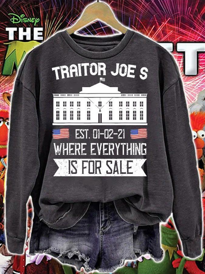 Traitor Joe's EST 01 02 21 Where Everything Is For Sale White House T-Shirt