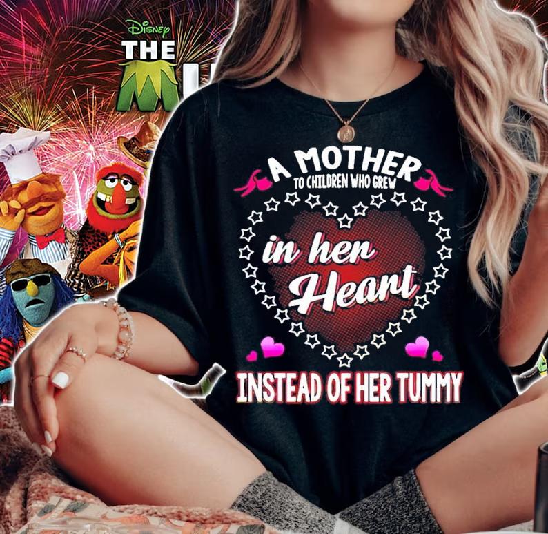 A mother to children who grew in her heart instead of her tummy shirt