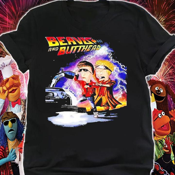 Beavis and Butt-Head back to the future T-shirt shirt