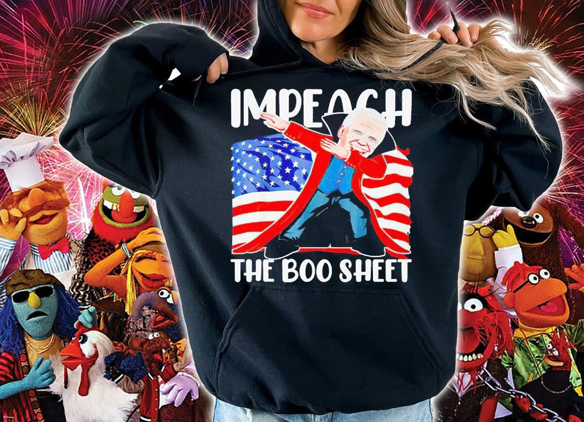 Halloween Biden impeach the boo sheet T-shirt hoodie