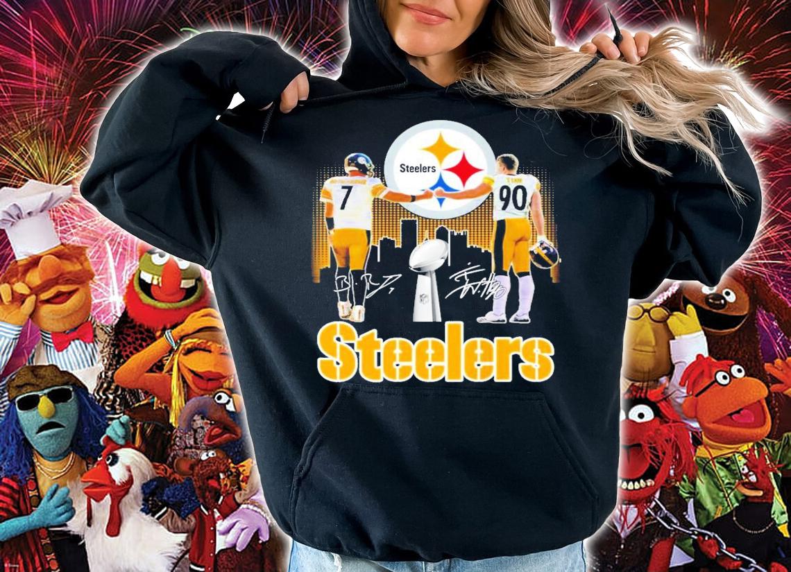 Pittsburgh Steelers Ben Roethlisberger and T. J. Watt signatures shirt hoodie