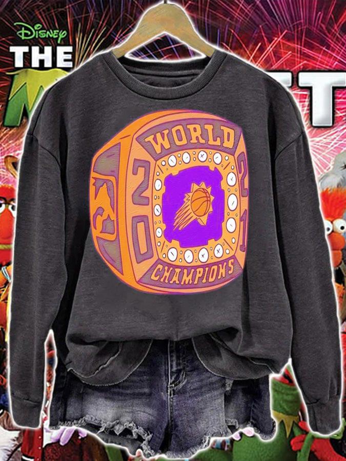 World 2021 Champions Phoenix Suns shirt sweatshirt
