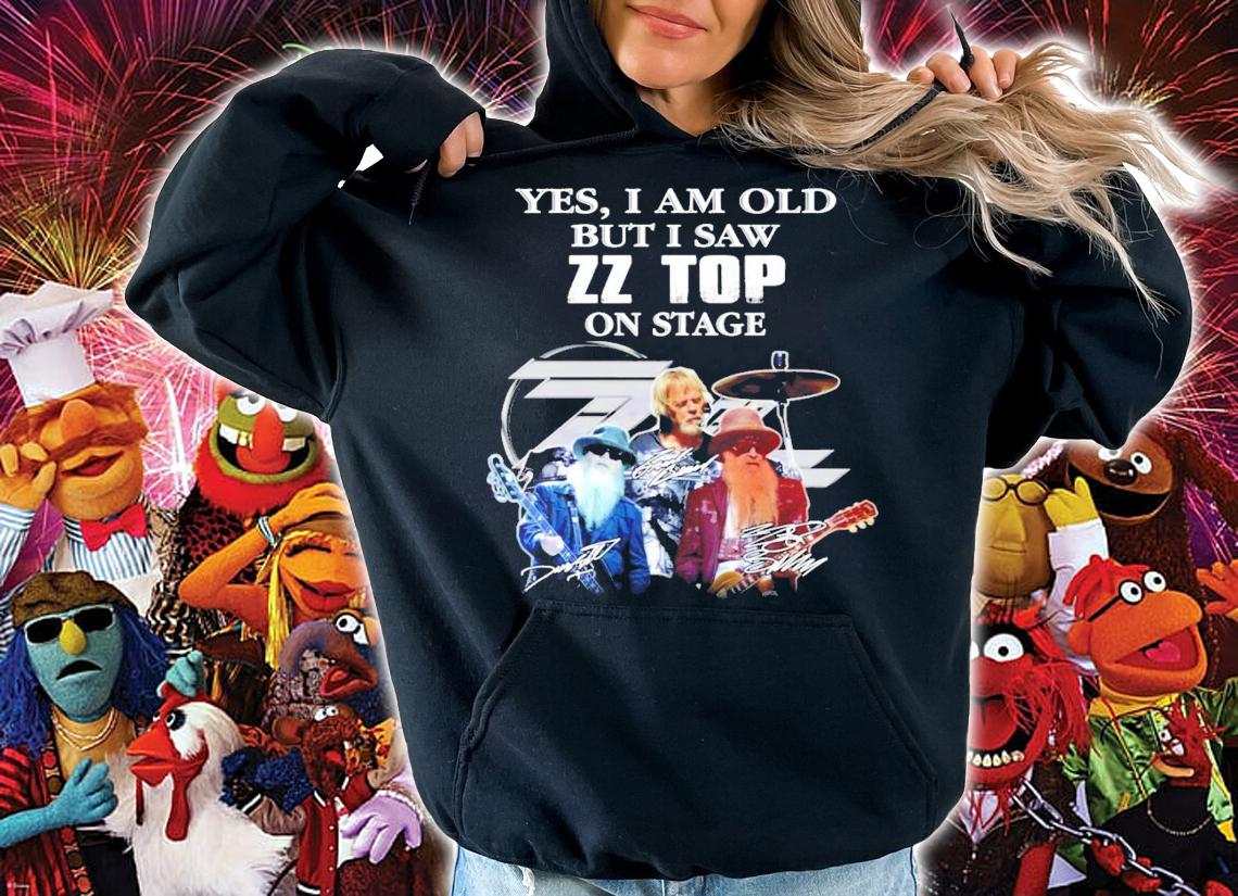 Yes I am old but I saw ZZ Top on stage signature shirt hoodie