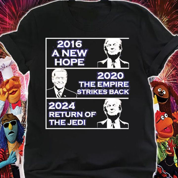 2016 a new hope 2020 the empire strikes back 2024 return of the jedi shirt