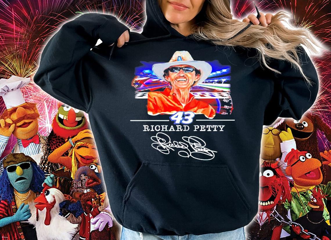 43 of Richard petty signature shirt hoodie