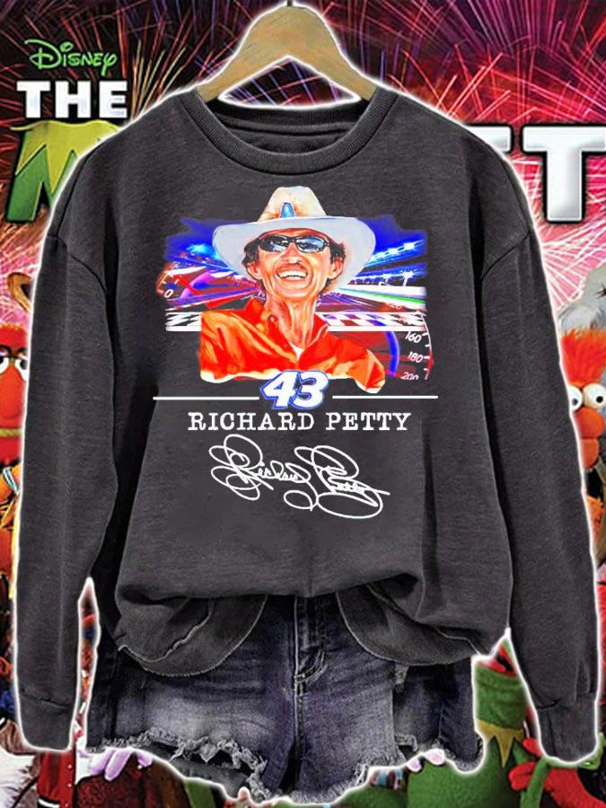43 of Richard petty signature shirt sweatshirt