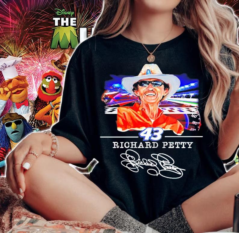 43 of Richard petty signature shirt woman shirt