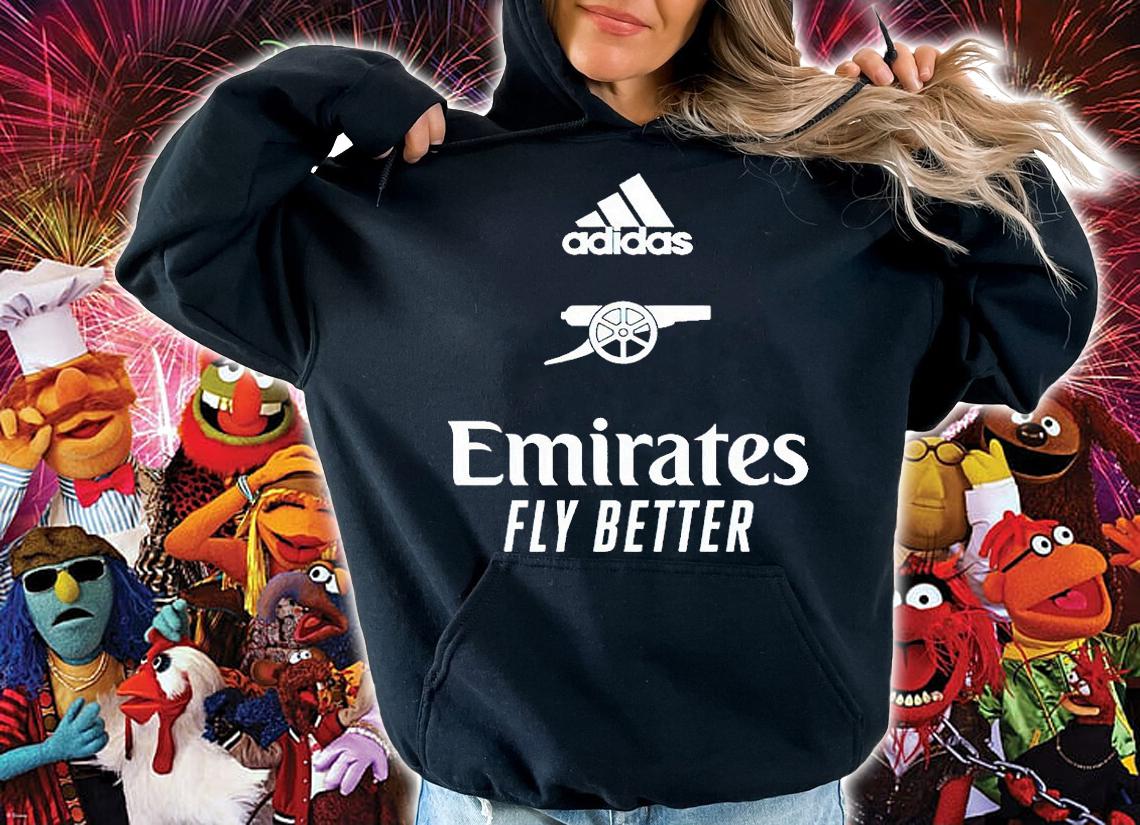Adidas Arsenal Emirates fly better T-shirt hoodie