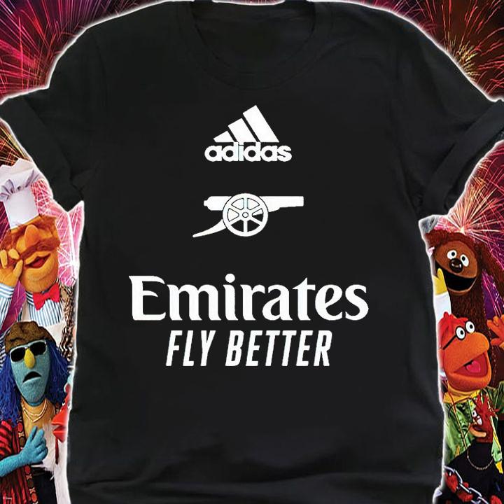Adidas Arsenal Emirates fly better T-shirt shirt