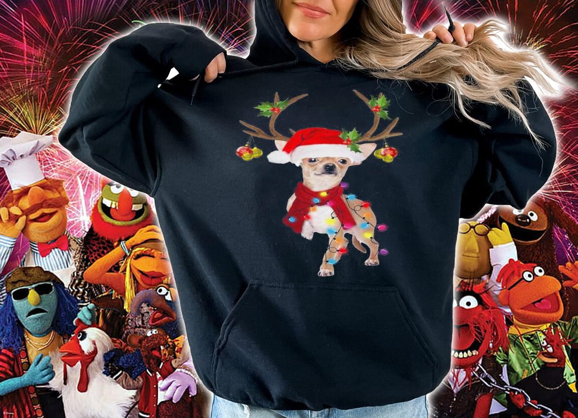 Chihuahua Gorgeous Reindeer Christmas t-shirt hoodie