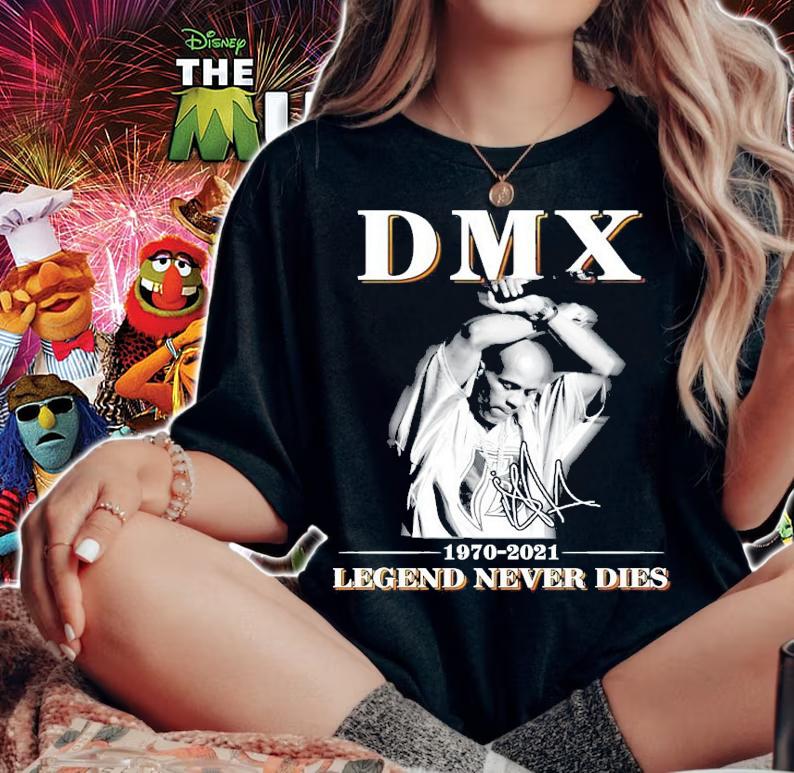 DMX 1970-2021 signature legend never dies shirt woman shirt