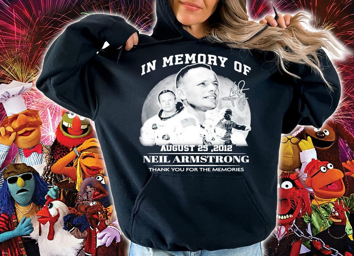In memory of Neil Armstrong signature shirt