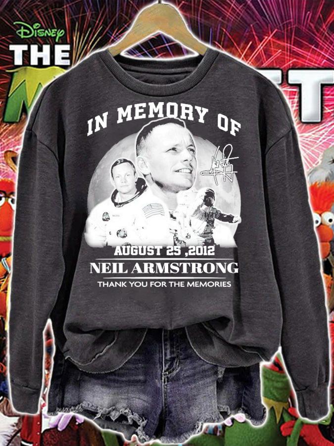In memory of Neil Armstrong signature shirt