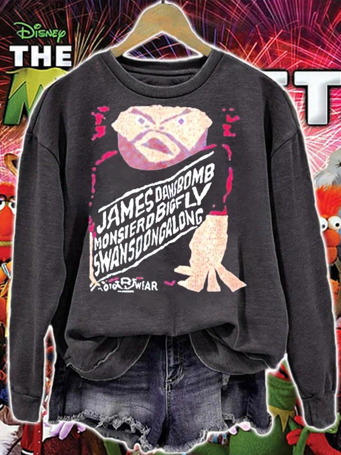 James dash bomb monsieur big fly swan song along shirt sweatshirt