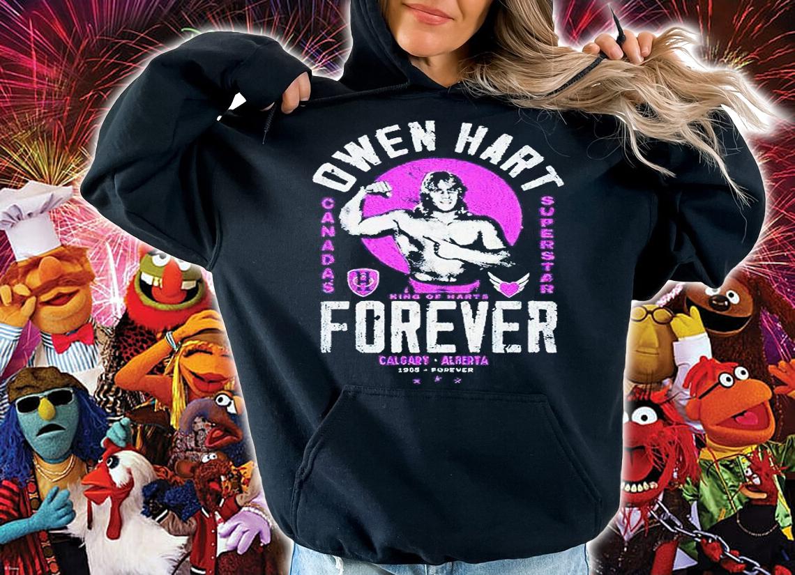 Owen Hart King of Harts forever T-shirt hoodie