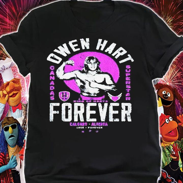 Owen Hart King of Harts forever T-shirt shirt
