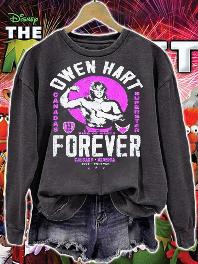 Owen Hart King of Harts forever T-shirt sweatshirt