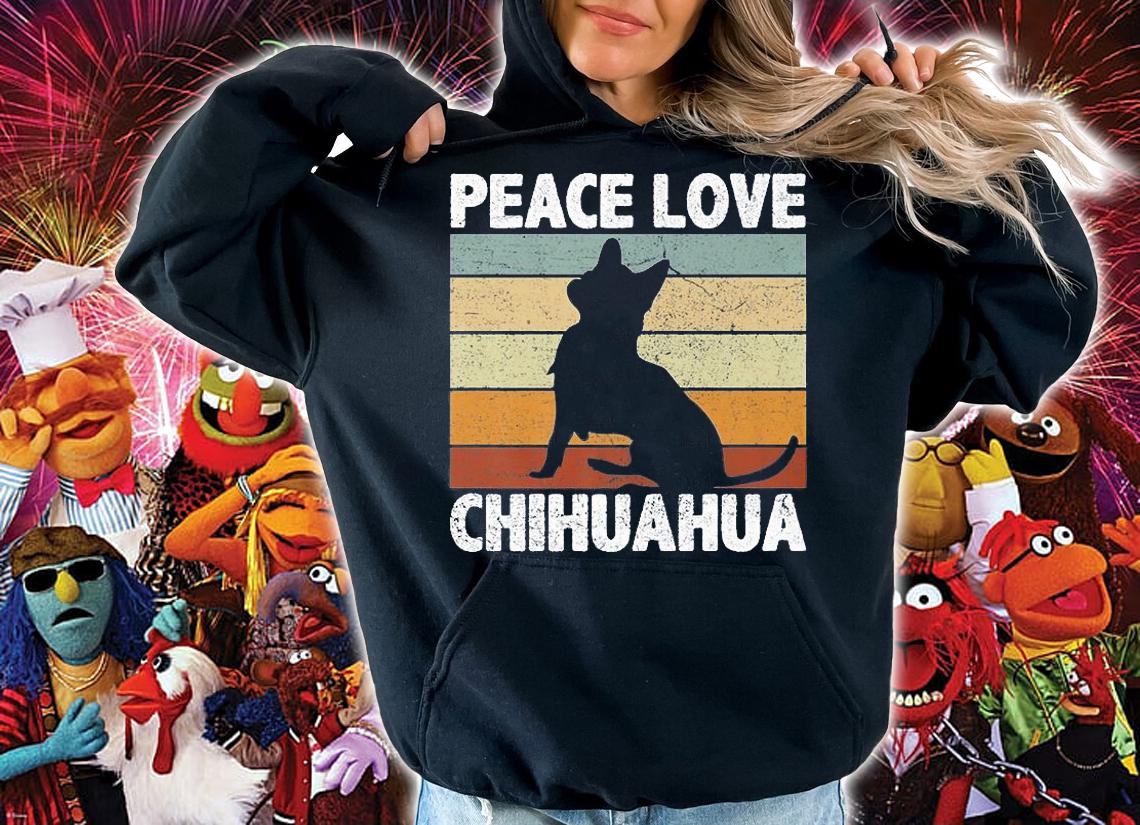 Peace Love Chihuahua Dog Owner Breed Lover T-Shirt