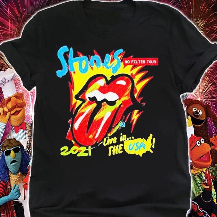 The Rolling Stones No Filter Tour 2021 live in the USA T-shirt shirt