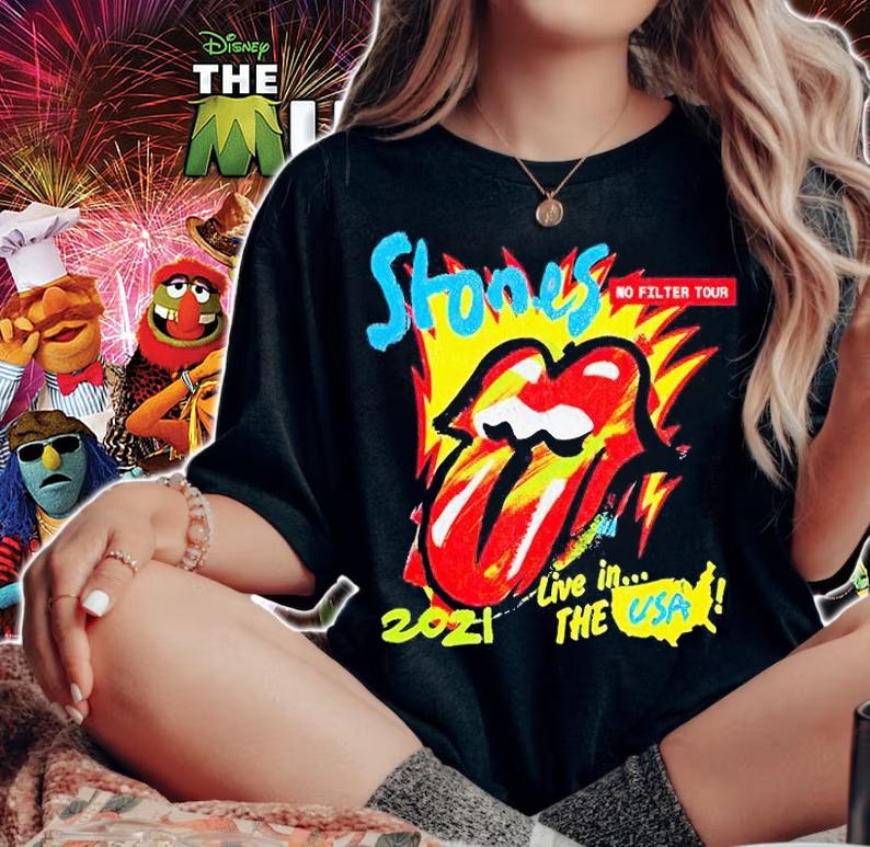 The Rolling Stones No Filter Tour 2021 live in the USA T-shirt woman shirt