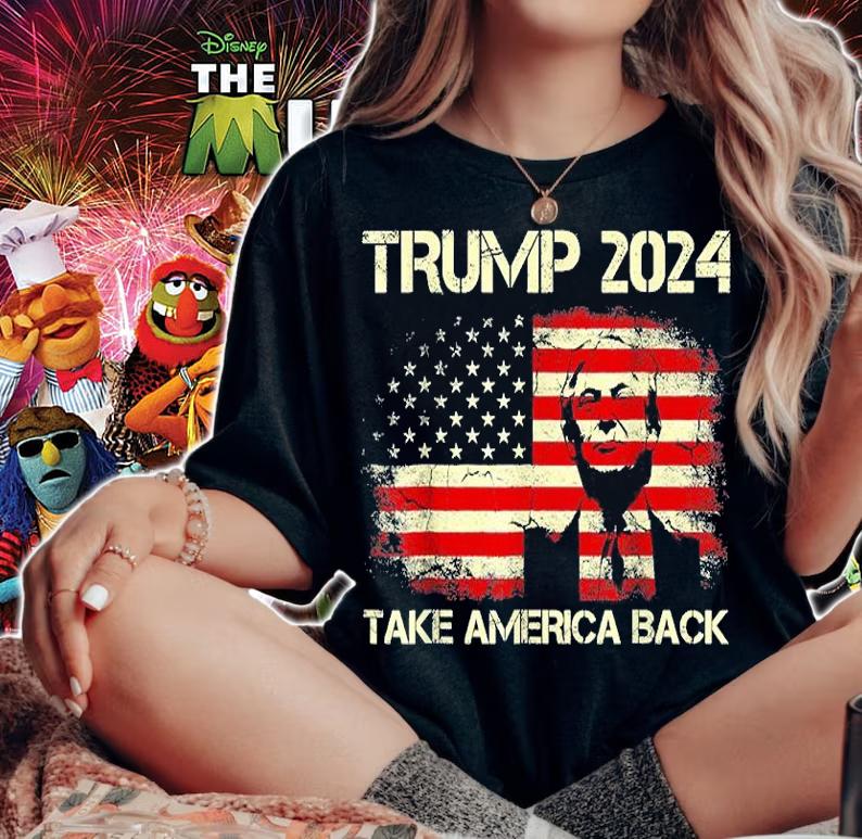 Trump 2024 Take America Back T-Shirt woman shirt