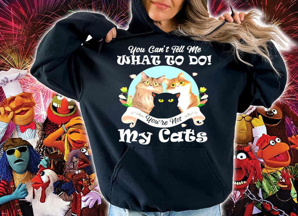You can't tell me what to do you're not my cats shirt hoodie