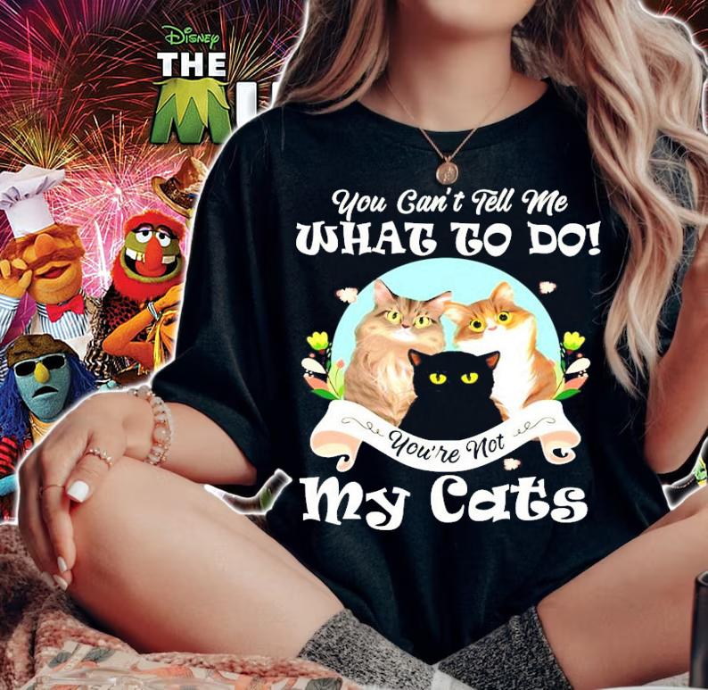 You can't tell me what to do you're not my cats shirt woman shirt