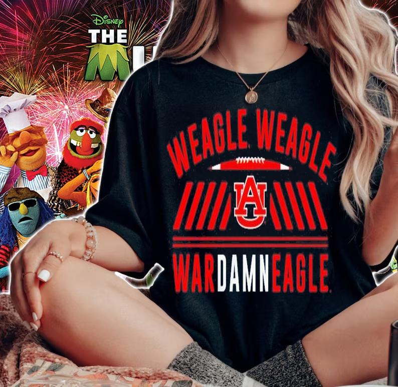 Auburn Weagle Weagle War Damn Eagle Shirt woman shirt