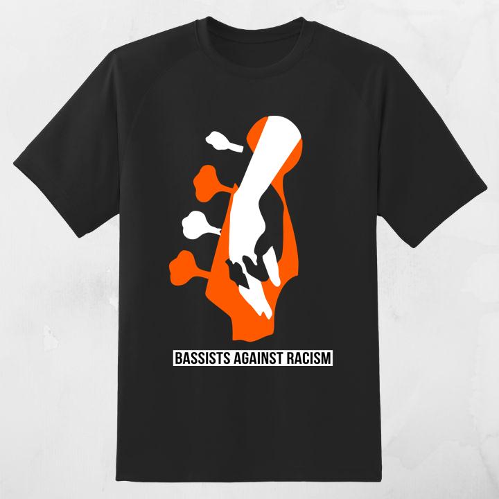 Hand Guitar Bassists Against Racism T-Shirt