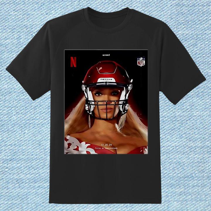 Beyoncé NFL Halftime Christmas Day T-Shirt – Ravens vs. Texans Poster